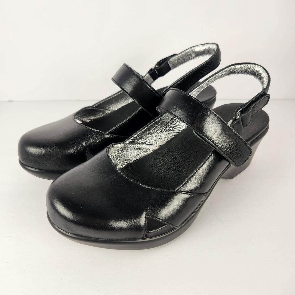 Alegria‎ Women's Preppy Minimalist Mary Jane Shoes Black Size 38 (8-8.5)